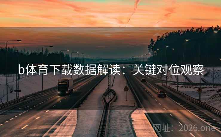b体育下载数据解读：关键对位观察  第2张