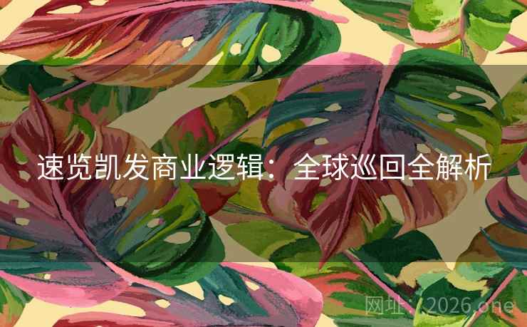 速览凯发商业逻辑：全球巡回全解析